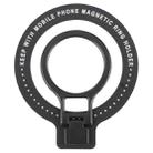 CPS-050 Adhesive MagSafe Magnetic Ring Phone Ring Holder(Black) - 1