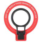 CPS-050 Adhesive MagSafe Magnetic Ring Phone Ring Holder(Red) - 1