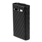 For Google Pixel 8 Pro Zipper Multi-Card Wallet Rhombic Leather Phone Case(Black) - 3