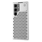 For Samsung Galaxy S24 5G R-JUST RJ58 Aromatherapy Metal Cooling Phone Case(Silver) - 1