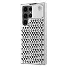 For Samsung Galaxy S22 Ultra 5G R-JUST RJ58 Aromatherapy Metal Cooling Phone Case(Silver) - 1