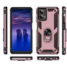 For Motorola Moto G Play 5G 2024 Shockproof TPU + PC Phone Case with Holder(Rose Gold) - 2