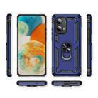 For Motorola Edge 2024 Shockproof TPU + PC Phone Case with Holder(Blue) - 2