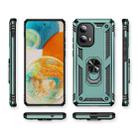 For Motorola Edge 2024 Shockproof TPU + PC Phone Case with Holder(Dark Green) - 2