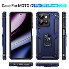 For Motorola Moto G Play 2025 / G Power 2025 Shockproof TPU + PC Phone Case with Holder(Blue) - 2