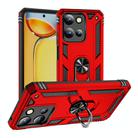 For Motorola Moto G 5G 2025 Shockproof TPU + PC Phone Case with Holder(Red) - 1