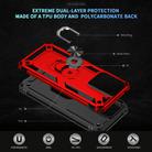 For Motorola Moto G 5G 2025 Shockproof TPU + PC Phone Case with Holder(Red) - 3