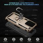 For Motorola Moto G 5G 2025 Shockproof TPU + PC Phone Case with Holder(Gold) - 3