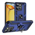 For Motorola Moto G 5G 2025 Shockproof TPU + PC Phone Case with Holder(Blue) - 1