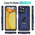For Motorola Moto G 5G 2025 Shockproof TPU + PC Phone Case with Holder(Blue) - 2