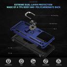 For Motorola Edge 5G 2025 Shockproof TPU + PC Phone Case with Holder(Blue) - 3