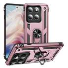 For Motorola Edge 5G 2025 Shockproof TPU + PC Phone Case with Holder(Rose Gold) - 1