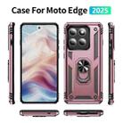 For Motorola Edge 5G 2025 Shockproof TPU + PC Phone Case with Holder(Rose Gold) - 2