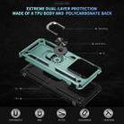 For Motorola Edge 5G 2025 Shockproof TPU + PC Phone Case with Holder(Dark Green) - 3