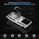 For Motorola Edge 5G 2025 Shockproof TPU + PC Phone Case with Holder(Silver) - 3