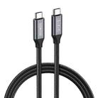DUZZONA A9 PD 100W USB-C / Type-C to USB-C / Type-C Multi-function Data Cable, Length:1m(Black) - 1