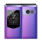 HAMTOD T8 4G Flip Phone, US Version, 2.8 inch + 1.77 inch, VoLTE, BT, SOS, OTG(Purple) - 1