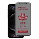 For iPhone 12 / 12 Pro Full Coverage Frosted Privacy Ceramic Film - 1