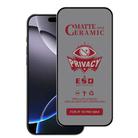 For iPhone 16 Pro Max Full Coverage Frosted Privacy Ceramic Film - 1