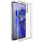 For Motorola Moto G Power 2025 imak Shockproof Airbag TPU Phone Case(Transparent) - 1
