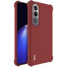 For OnePlus Nord CE4 5G / OPPO K12 5G imak Shockproof Airbag TPU Phone Case(Matte Red) - 1