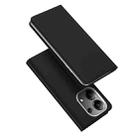 For Xiaomi Redmi Note 13 4G DUX DUCIS Skin Pro Series Flip Leather Phone Case(Black) - 1