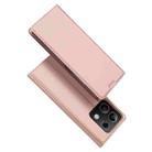 For Xiaomi Redmi Note 13 5G DUX DUCIS Skin Pro Series Flip Leather Phone Case(Rose Gold) - 1