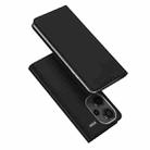 For Xiaomi Redmi Note 13 Pro+ 5G DUX DUCIS Skin Pro Series Flip Leather Phone Case(Black) - 1