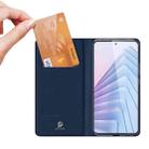 For Redmi Note 14 5G DUX DUCIS Skin Pro Series Flip Leather Phone Case(Blue) - 3