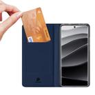 For Redmi Note 14 Pro 5G DUX DUCIS Skin Pro Series Flip Leather Phone Case(Blue) - 3