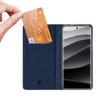 For Redmi Note 14 Pro+ 5G DUX DUCIS Skin Pro Series Flip Leather Phone Case(Blue) - 3