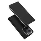 For Redmi Note 14 4G 163.25mm DUX DUCIS Skin Pro Series Flip Leather Phone Case(Black) - 1