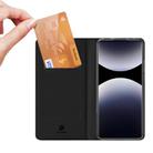 For Redmi Note 14 Pro 4G DUX DUCIS Skin Pro Series Flip Leather Phone Case(Black) - 3