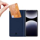 For Redmi Note 14 Pro 4G DUX DUCIS Skin Pro Series Flip Leather Phone Case(Blue) - 3