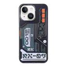 For iPhone 14 Mecha Circuit Board Pattern Phone Case(Black) - 1