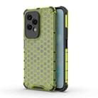 For Honor 200 Lite Global Shockproof Honeycomb PC + TPU Protective Phone Case(Green) - 1