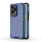 For Honor 200 Lite Global Shockproof Honeycomb PC + TPU Protective Phone Case(Blue) - 1