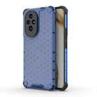 For Honor 200 Shockproof Honeycomb PC + TPU Protective Phone Case(Blue) - 1