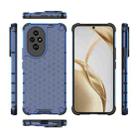 For Honor 200 Shockproof Honeycomb PC + TPU Protective Phone Case(Blue) - 3