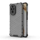 For Honor 200 Shockproof Honeycomb PC + TPU Protective Phone Case(Black) - 1