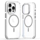 For iPhone 11 Pro Dual-Color Clear Acrylic Hybrid TPU MagSafe Phone Case(Grey) - 1