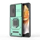 For vivo S18 5G Sliding Camshield TPU + PC Shockproof Phone Case with Holder(Green) - 1