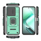 For vivo iQOO Z9X 5G Sliding Camshield TPU + PC Shockproof Phone Case with Holder(Green) - 3