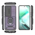 For vivo iQOO Z9s 5G Global Sliding Camshield TPU + PC Shockproof Phone Case with Holder(Purple) - 3