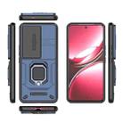 For vivo V50 5G Global Sliding Camshield TPU + PC Shockproof Phone Case with Holder(Blue) - 3