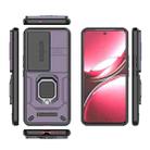 For vivo V50 5G Global Sliding Camshield TPU + PC Shockproof Phone Case with Holder(Purple) - 3