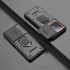 For vivo iQOO Z10 Turbo 5G Sliding Camshield TPU + PC Shockproof Phone Case with Holder(Black) - 2