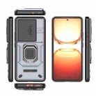 For vivo iQOO Z10 Turbo 5G Sliding Camshield TPU + PC Shockproof Phone Case with Holder(Grey) - 3