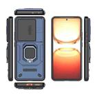For vivo iQOO Z10 Turbo 5G Sliding Camshield TPU + PC Shockproof Phone Case with Holder(Blue) - 3
