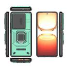 For vivo iQOO Z10 Turbo 5G Sliding Camshield TPU + PC Shockproof Phone Case with Holder(Green) - 3